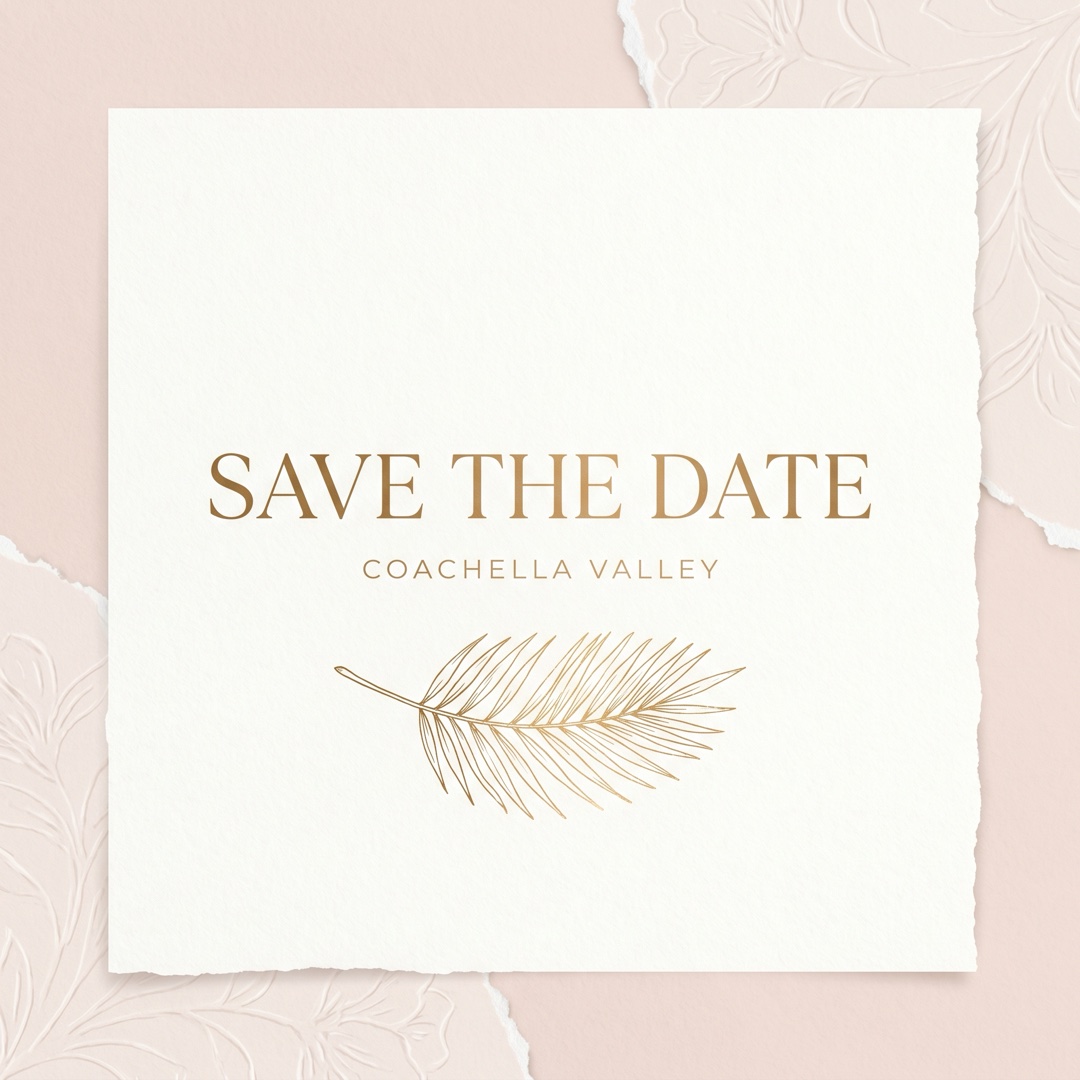 Social concept — Save the Date event teaser